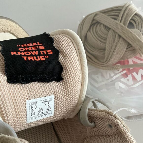 New Vans X Rokit Half Cab 33 DX Suede Sneakers 7.5 Beige - Picture 6 of 13